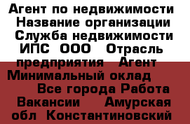 Агент по недвижимости › Название организации ­ Служба недвижимости ИПС, ООО › Отрасль предприятия ­ Агент › Минимальный оклад ­ 60 000 - Все города Работа » Вакансии   . Амурская обл.,Константиновский р-н